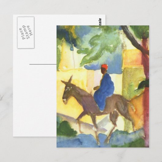 August Macke Fine Art Briefkaart (Voorkant / Achterkant)