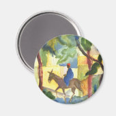 August Macke Fine Art Koelkast Magnet (Voorkant / Achterkant)