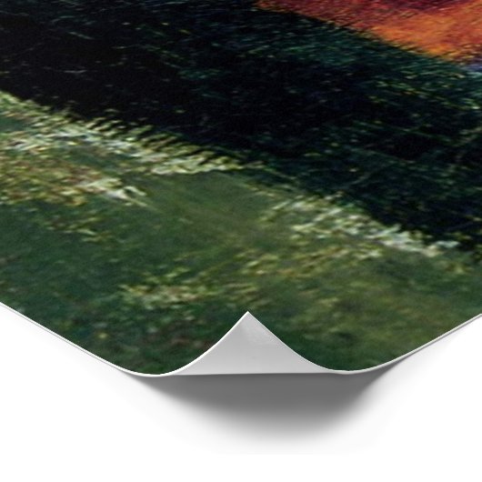 August Macke - Garden bij het Thuner Lake 1913 Poster (Hoek)