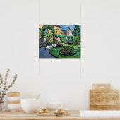 August Macke Gartenbild Poster (Keuken)
