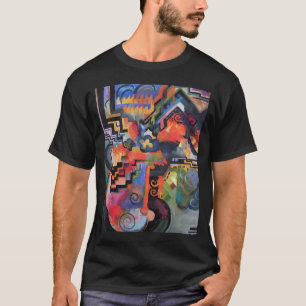 August Macke - gekleurde samenstelling T-shirt