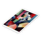 August Macke, gekleurde samenstelling van formulie Magneet (Linkerzijde)