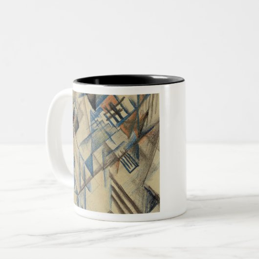 August Macke (German, 1887-1914) Tweekleurige Koffiemok (Voorkant links)