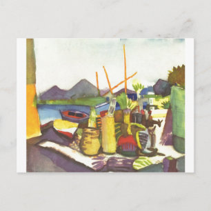 August Macke - Landscape met Hammamet 1914 Briefkaart