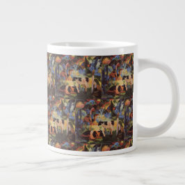 August Macke Landscape met Koeien en Camel Grote Koffiekop