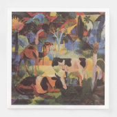 August Macke Landscape met Koeien en Camel Servet (Voorkant)