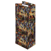 August Macke Landscape met Koeien en Camel Wijn Cadeautas (Achterkant Gekanteld)