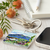 August Macke - Lente Landschap in Tegernsee Sleutelhanger (Voorkant Rechts)