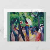 August Macke Promenade Briefkaart (Voorkant / Achterkant)