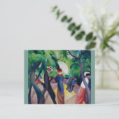 August Macke Promenade Briefkaart (Staand voorkant)