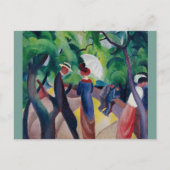 August Macke Promenade Briefkaart (Voorkant)