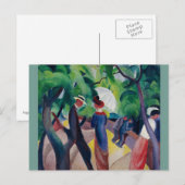 August Macke Promenade CC0712 Briefkaart (Voorkant / Achterkant)