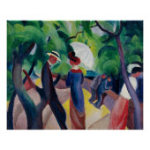 August Macke Promenade Poster (Voorkant)