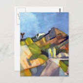 August Macke - Rocky Landscape Briefkaart (Voorkant / Achterkant)