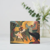 August Macke - Russische ballet Briefkaart (Staand voorkant)