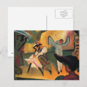 August Macke - Russische ballet Briefkaart (Voorkant / Achterkant)