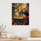August Macke - Russisches Ballett 1912 Oil Ballet Poster (Keuken)