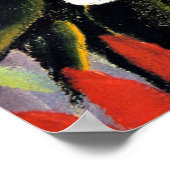 August Macke schilderij, Bloementapijt Poster (Hoek)