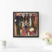 August Macke schilderij, Farewell Vierkante Klok (Huis)