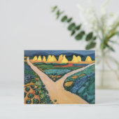 August Macke-schilderij, Groentelanden Briefkaart (Staand voorkant)