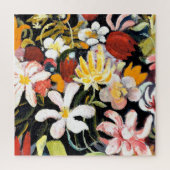 August Macke schilderij, tapijt van bloemen Legpuzzel (Verticaal)