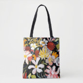 August Macke schilderij, tapijt van bloemen, Tote Bag (Voorkant)