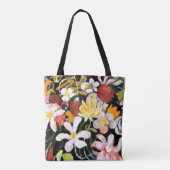 August Macke schilderij, tapijt van bloemen, Tote Bag (Achterkant)