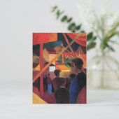 August Macke - Tightrope Walker Briefkaart (Staand voorkant)