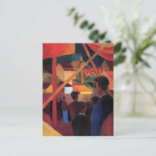 August Macke - Tightrope Walker Briefkaart (Staand voorkant)