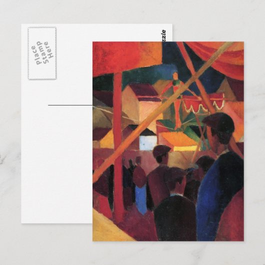 August Macke - Tightrope Walker Briefkaart (Voorkant / Achterkant)