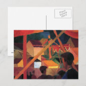 August Macke - Tightrope Walker Briefkaart (Voorkant / Achterkant)