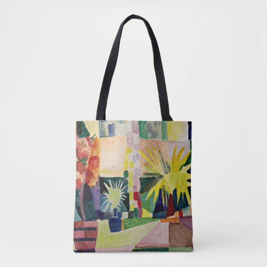 August Macke: Tuinmeer op Thun Tote Bag (Voorkant)