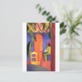 August Macke - Turks Cafe 1914 Türkisches Café Briefkaart (Staand voorkant)