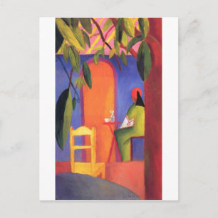 August Macke - Turks Cafe 1914 Türkisches Café Briefkaart