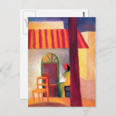 August Macke - Turkse Koffie I Briefkaart (Voorkant / Achterkant)
