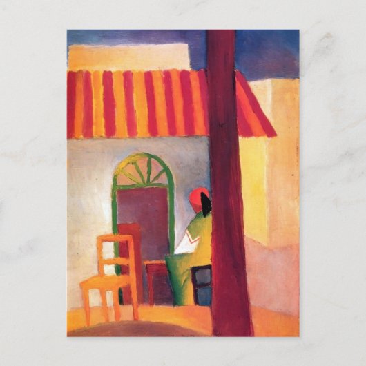 August Macke - Turkse Koffie I Briefkaart (Voorkant)