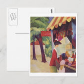 August Macke - Vor dem Hutladen 1913 Oil Briefkaart (Voorkant / Achterkant)