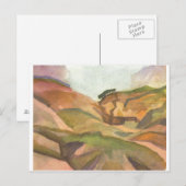 August Macke - Waterverf Schlucht 1914 Briefkaart (Voorkant / Achterkant)