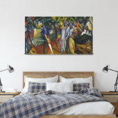 August Macke | Zoological Garden I Canvas Afdruk (Insitu (Slaapkamer))