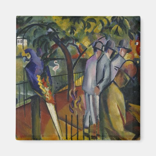 August Macke | Zoological Garden I Magneet (Voorkant)