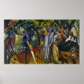 August Macke | Zoological Garden I Poster (Voorkant)