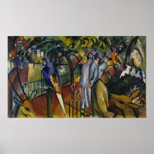 August Macke | Zoological Garden I Poster (Voorkant)