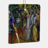 August Macke | Zoologische tuin I Keramisch Ornament (Rechts)