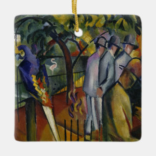 August Macke   Zoologische tuin I Keramisch Ornament