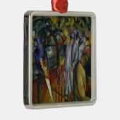 August Macke | Zoologische tuin I Metalen Ornament (Rechts)