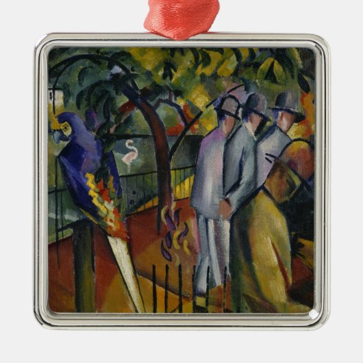August Macke | Zoologische tuin I Metalen Ornament (Voorkant)