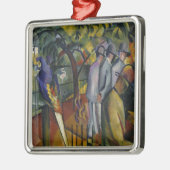 August Macke | Zoologische tuin I Metalen Ornament (Links)