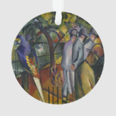 August Macke | Zoologische tuin I Ornament (achterkant)