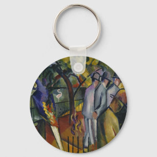 August Macke Zoologische tuin I Sleutelhanger