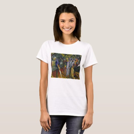 August Macke | Zoologische tuin I T-shirt (Voorkant volledig)